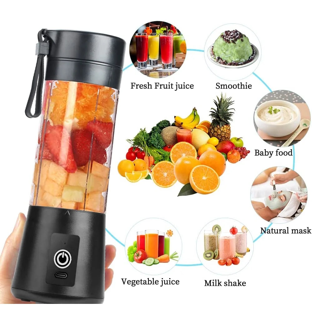 Battery Powered Blender, Black